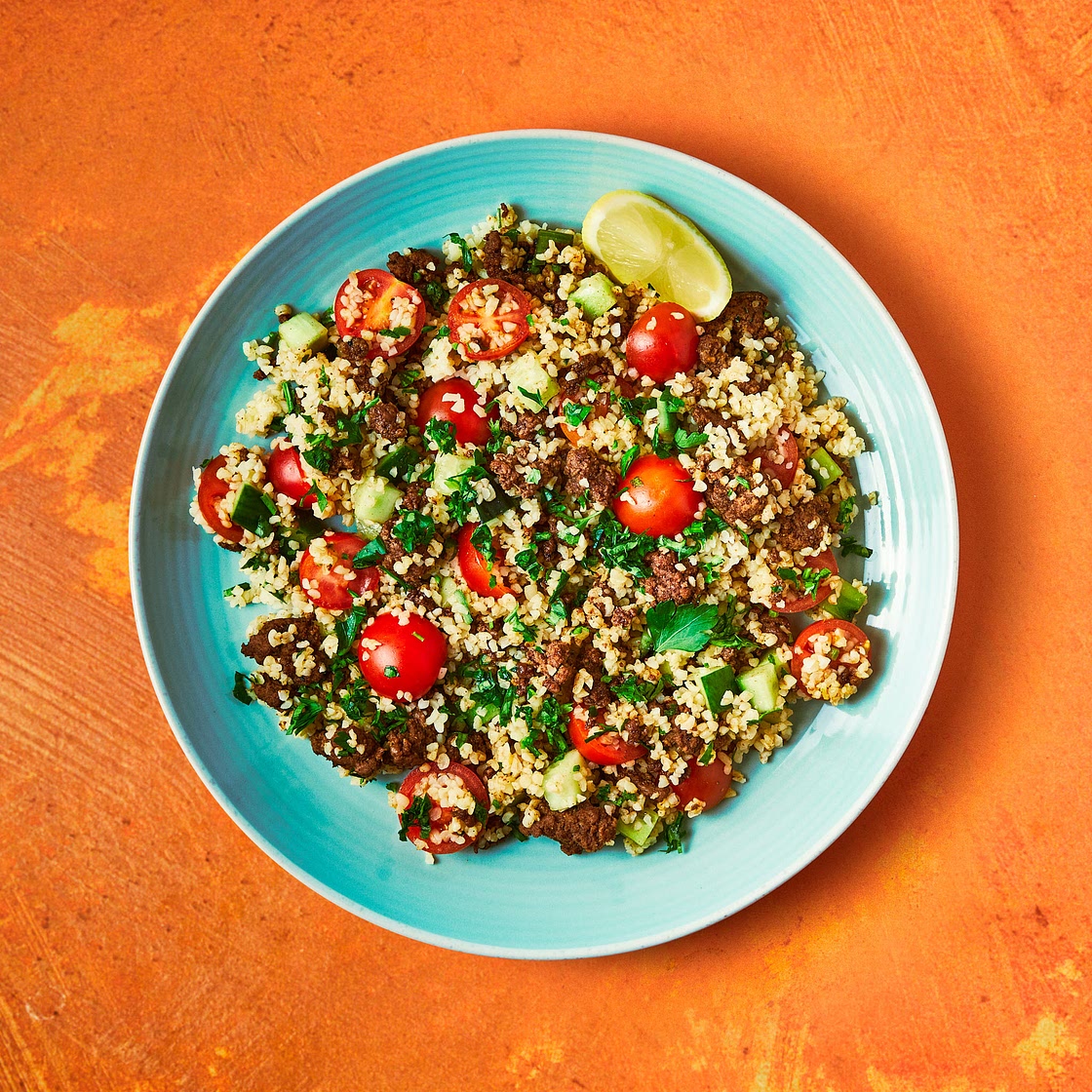 Tabbouleh-Style Spiced Beef Salad