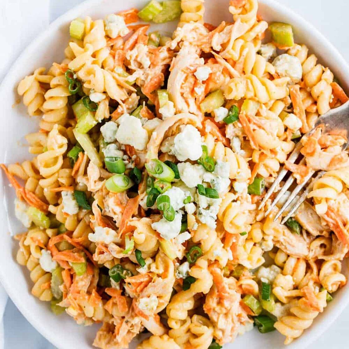 Buffalo Chicken Pasta Salad