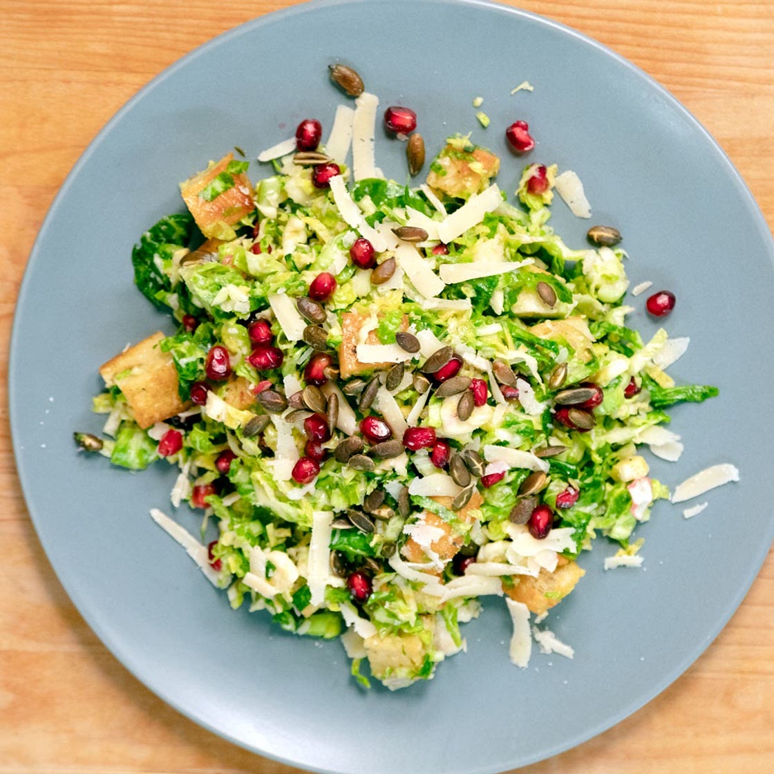 Brussels Sprout Caesar Salad