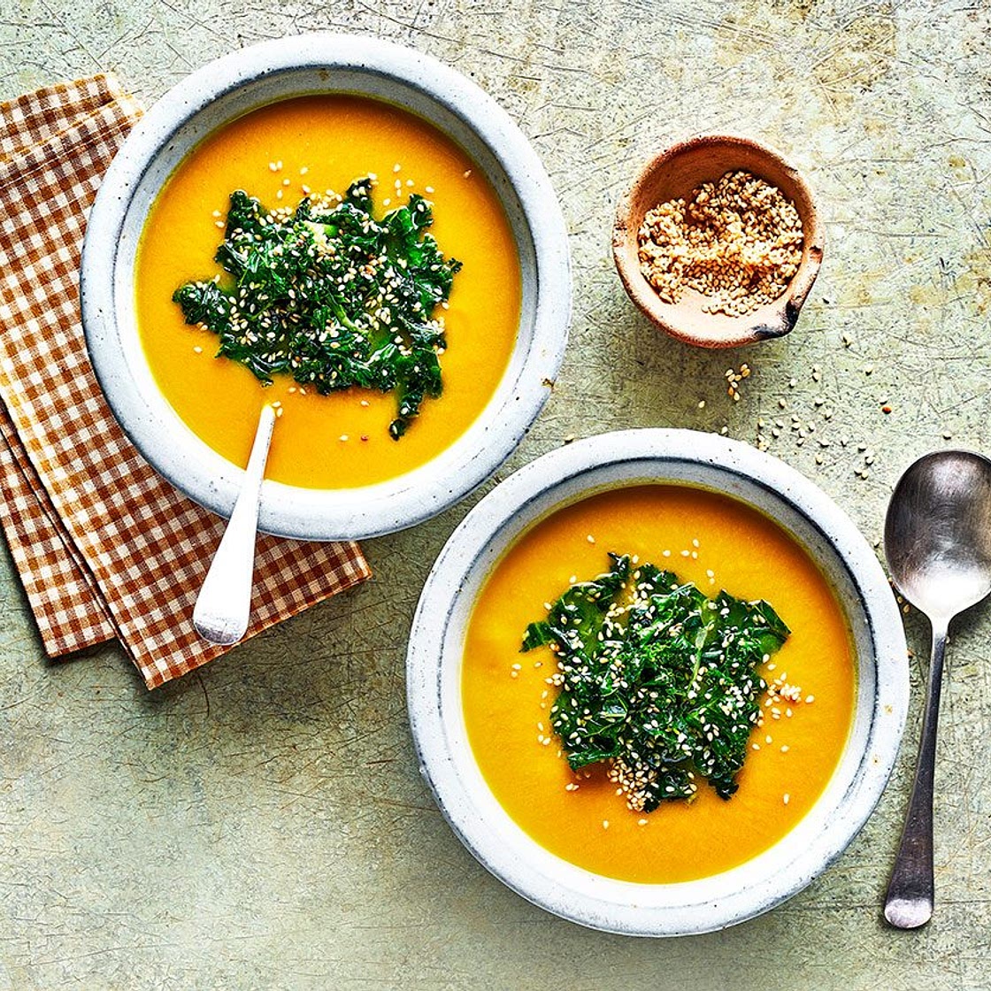 Miso & butternut soup
