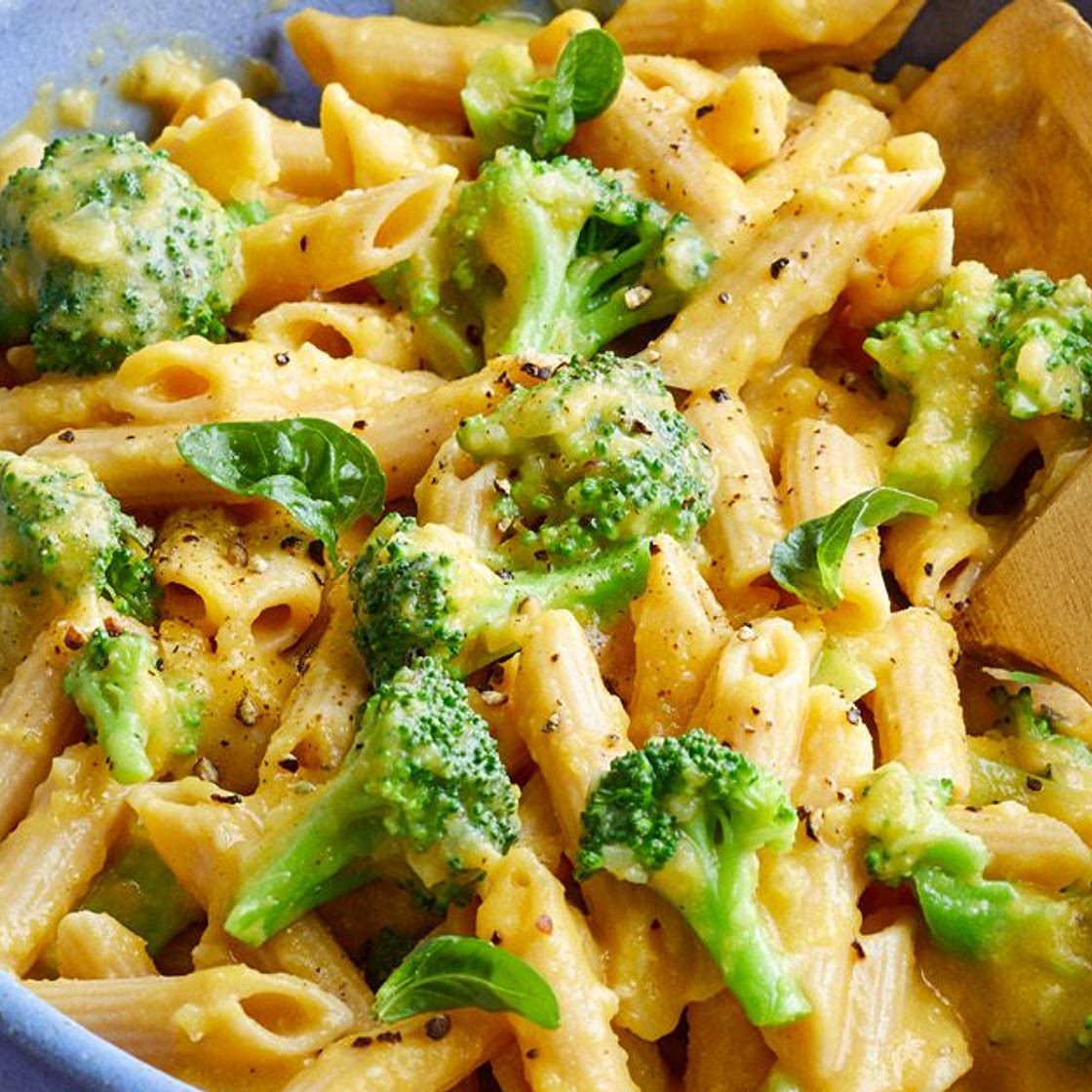Butternut Squash Mac and Cheese with Broccoli
