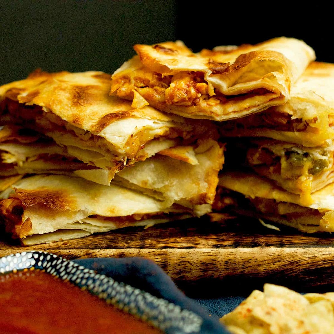 Sheet-Pan Chicken Quesadillas (With Chicken Tikka)