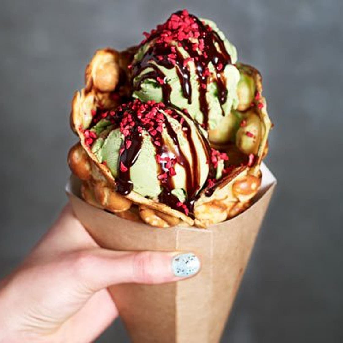 Bubble waffles
