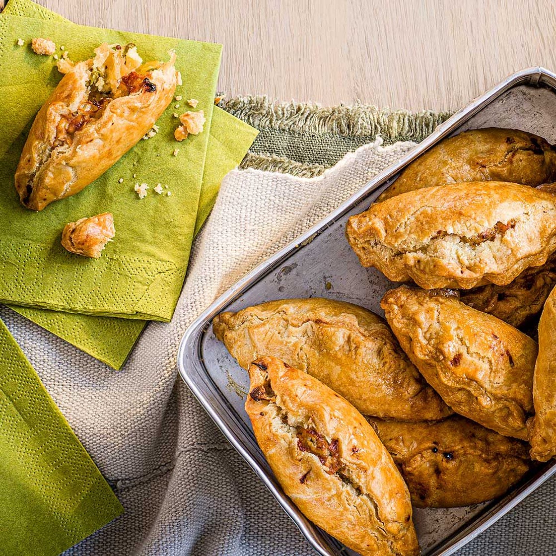Cheese & onion pasties