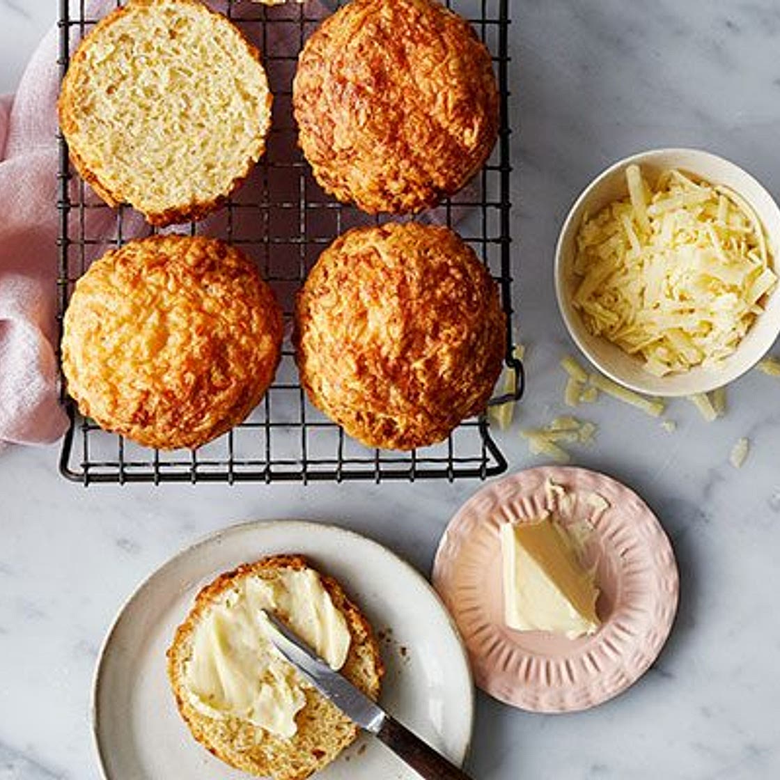 Classic cheese scones