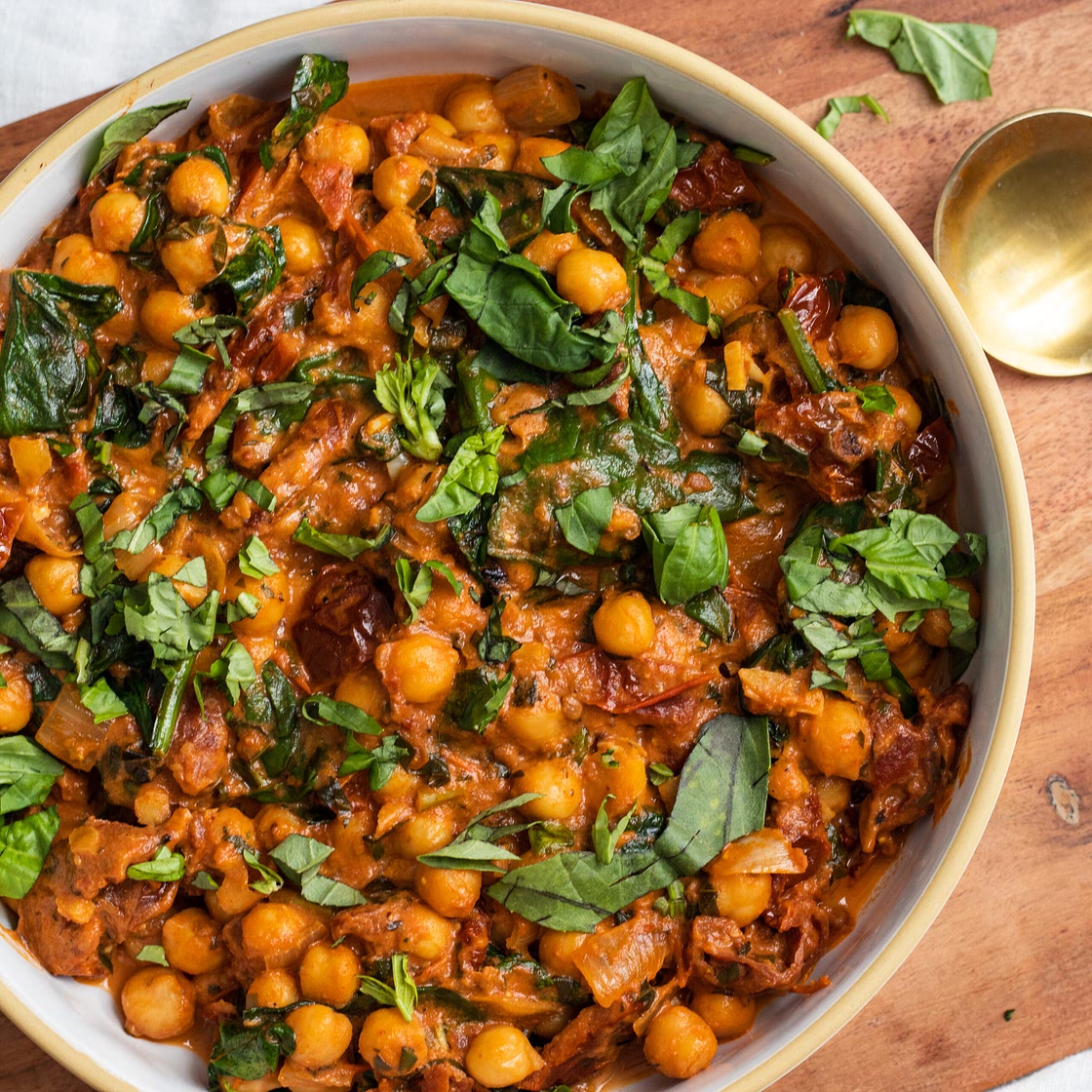 Vegan Tuscan Chickpeas