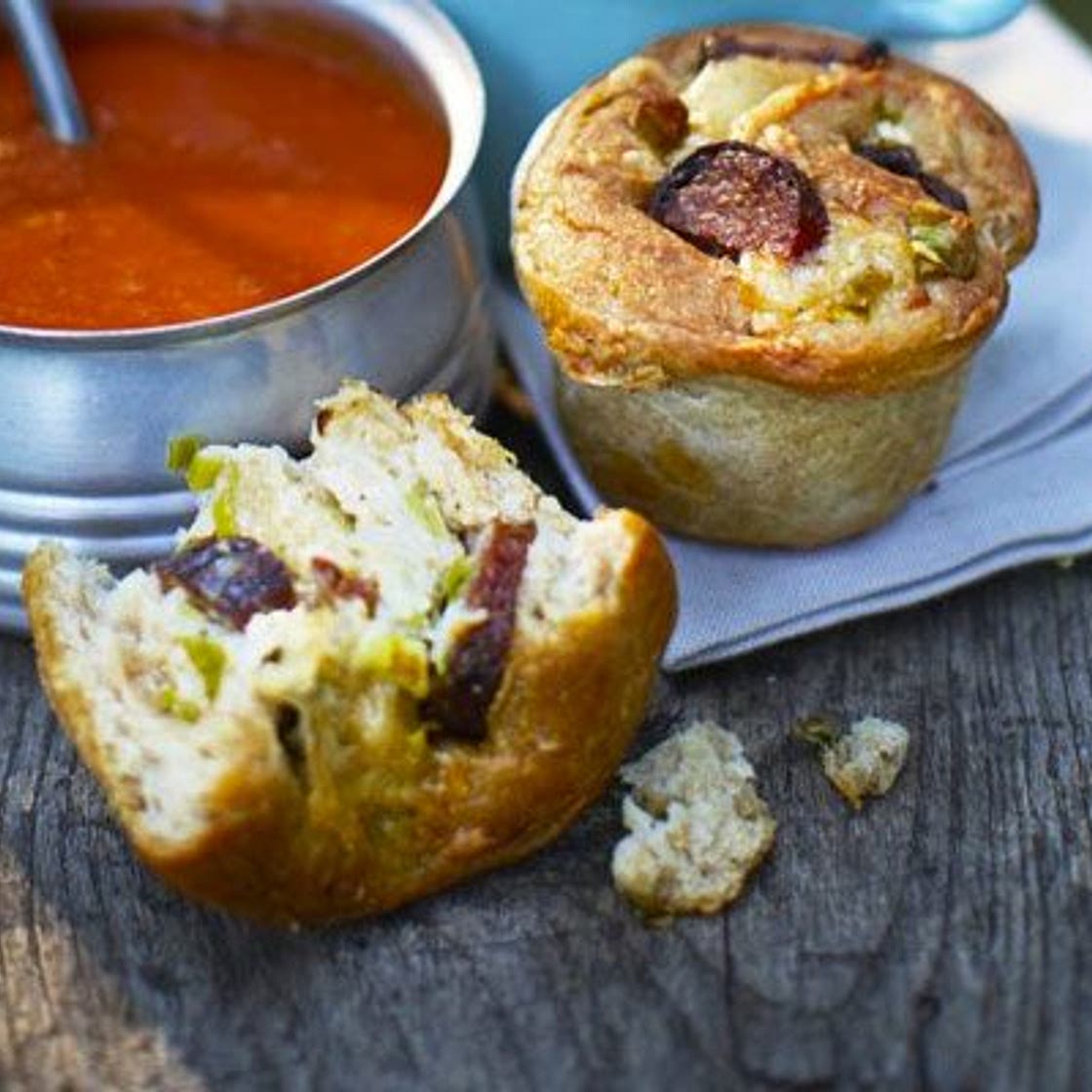 Cheesy sausage rolls