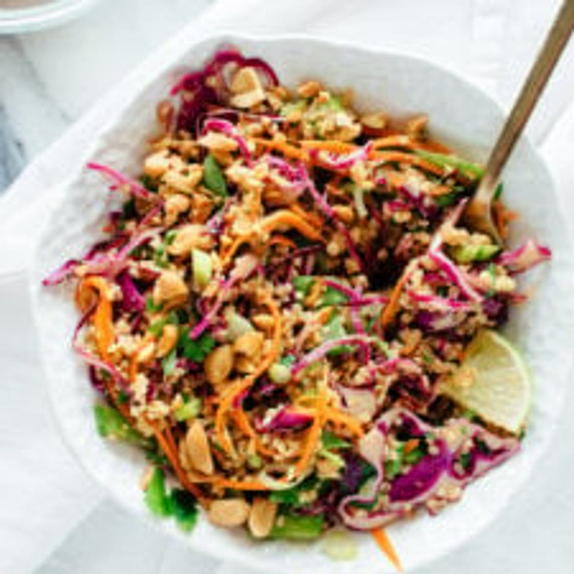Crunchy Thai Peanut & Quinoa Salad