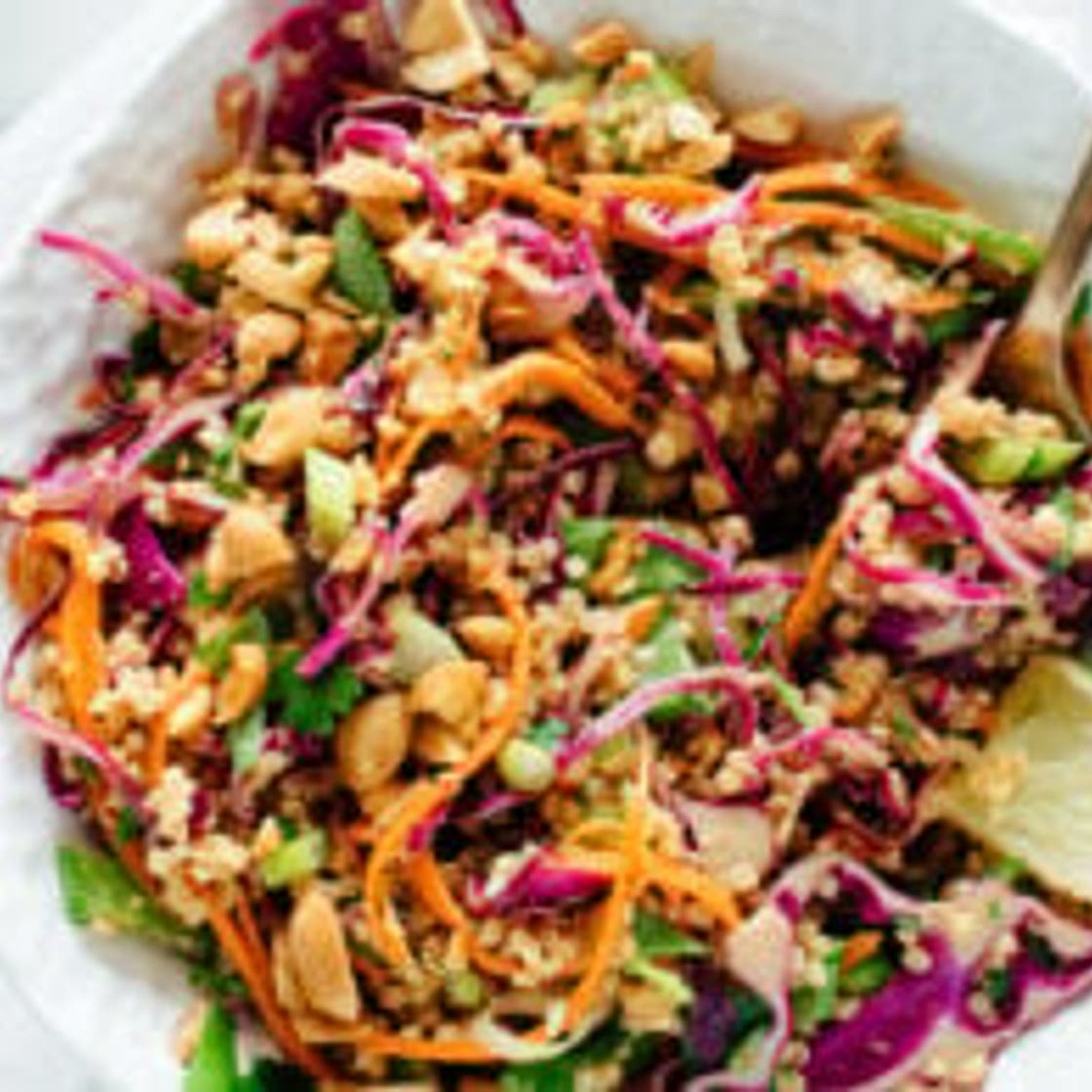 Crunchy Thai Peanut & Quinoa Salad
