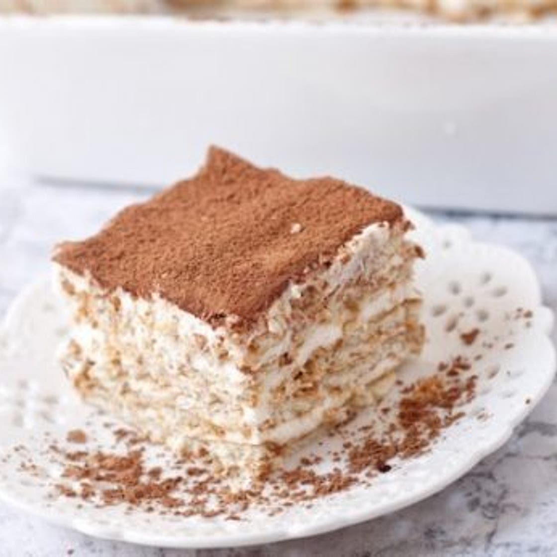 No Bake Nescafe cake