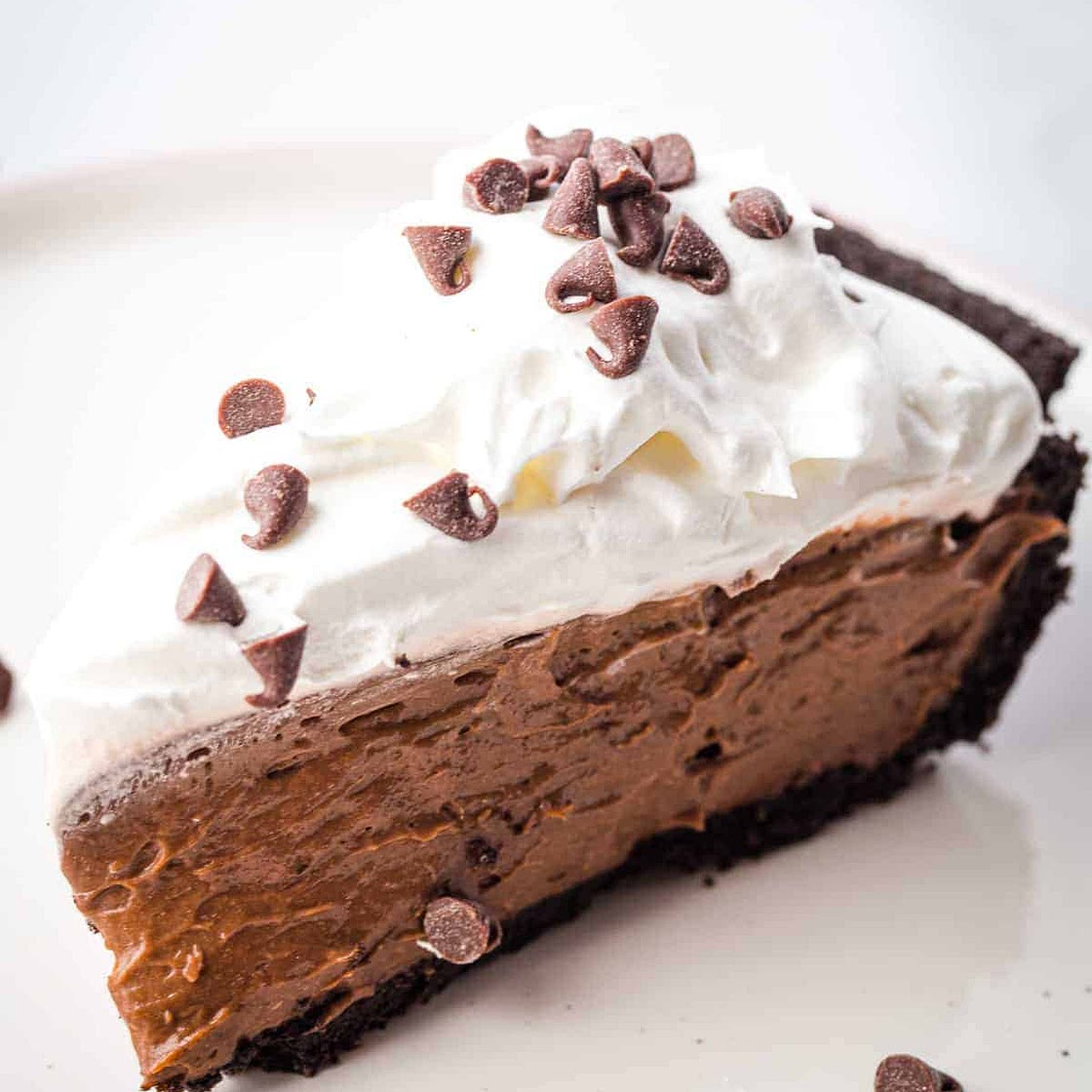 Easy Chocolate Mousse Pie