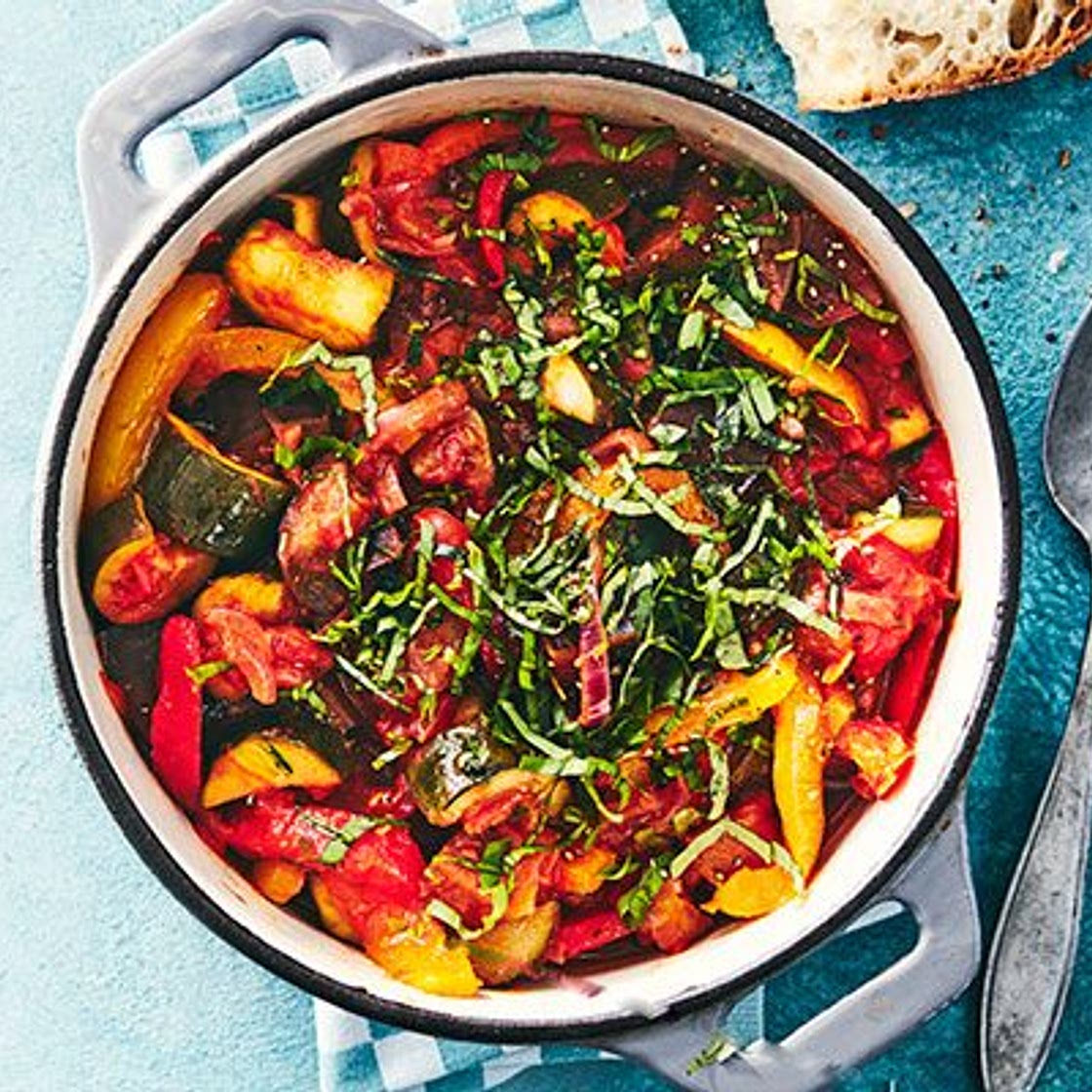 Slow cooker ratatouille