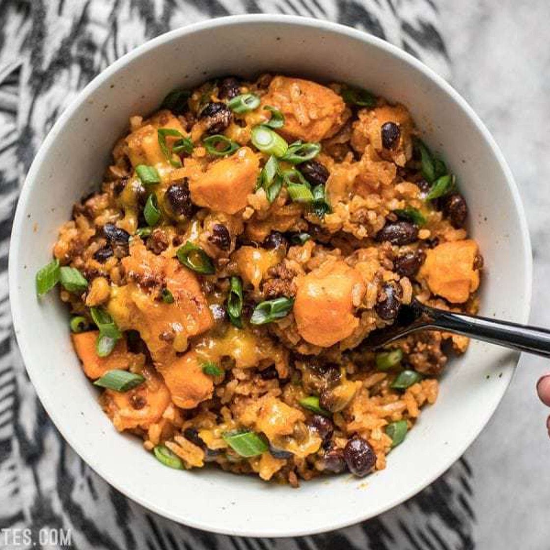 Chorizo Sweet Potato Skillet