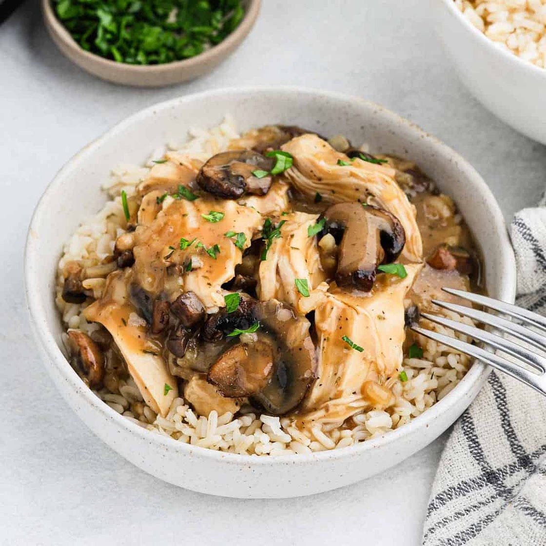 Crock Pot Smothered Chicken