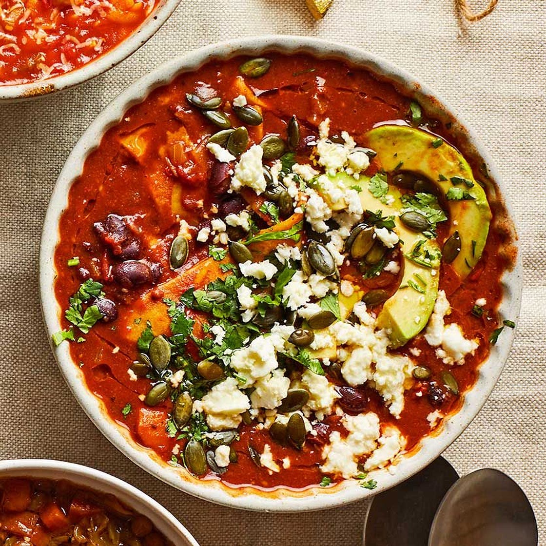 Black bean & tortilla soup