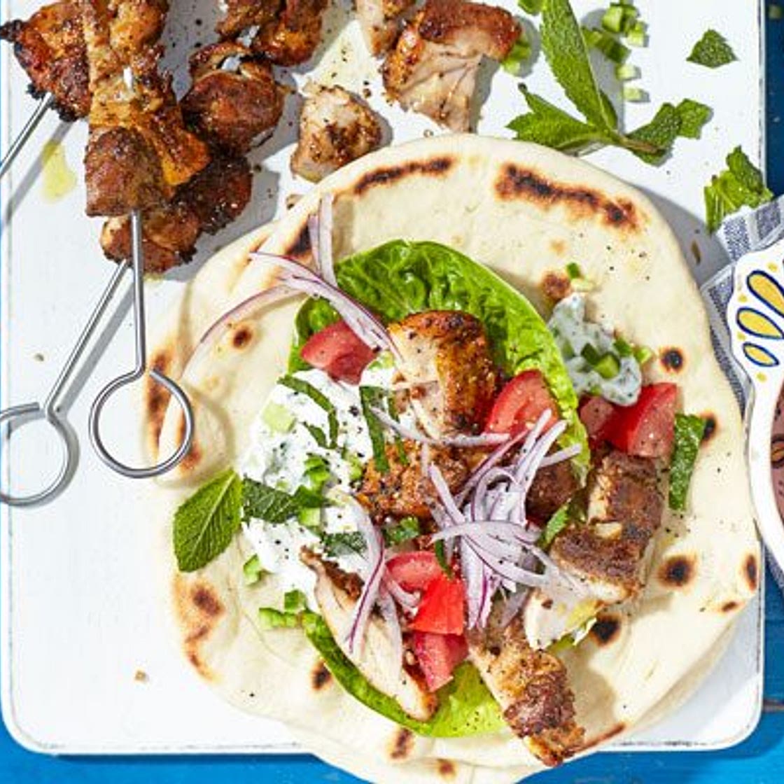 Chicken souvlaki