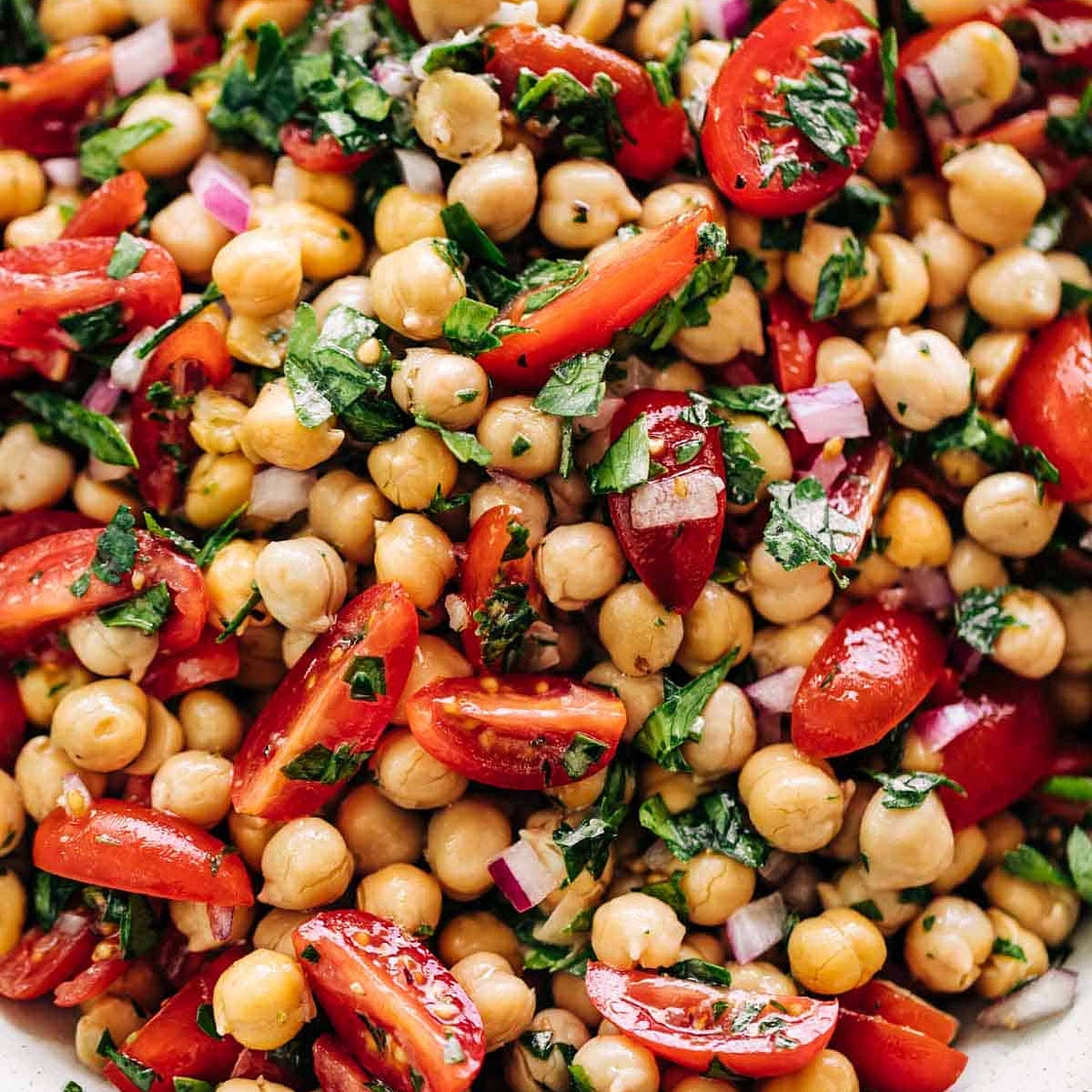 Chickpea Tomato Salad