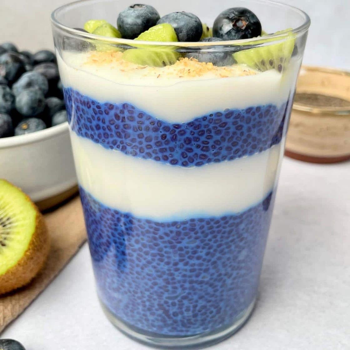 Blue Chia Pudding