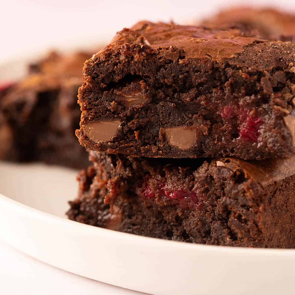 Raspberry Chocolate Brownies