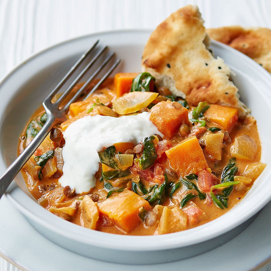 Coconut & squash dhansak