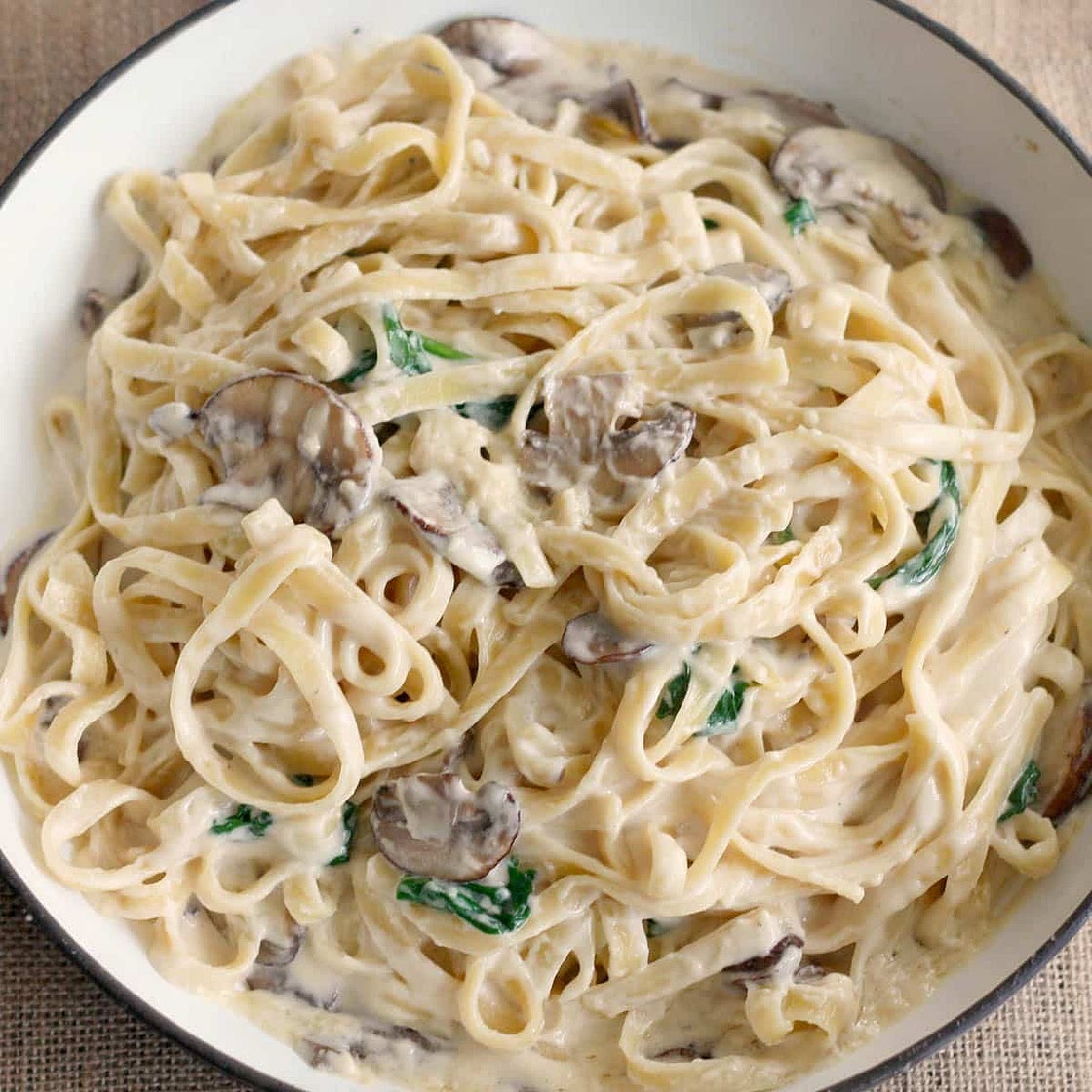 Mushroom Alfredo Sauce