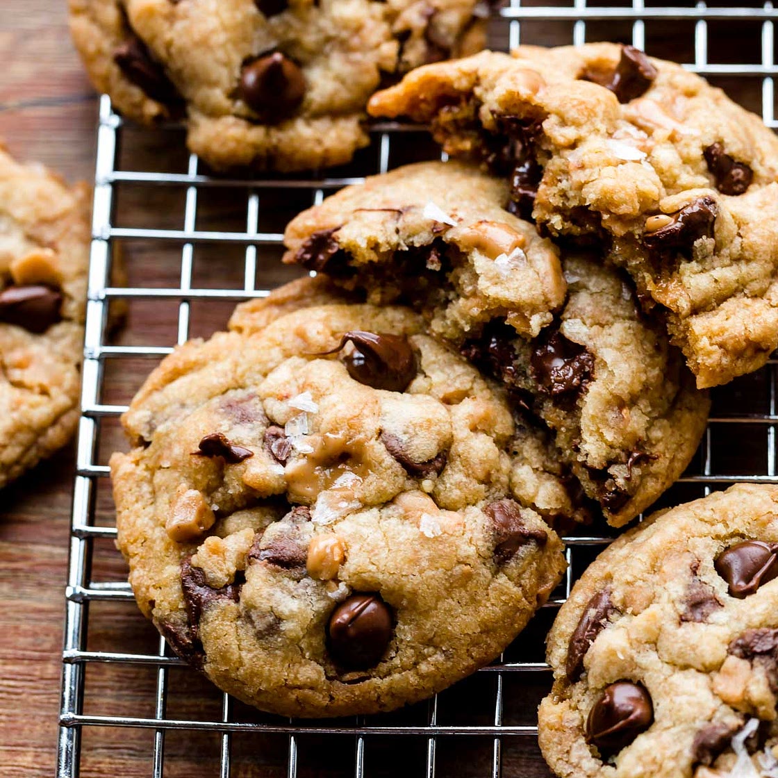 Brown Butter Toffee Chocolate Chip Cookies