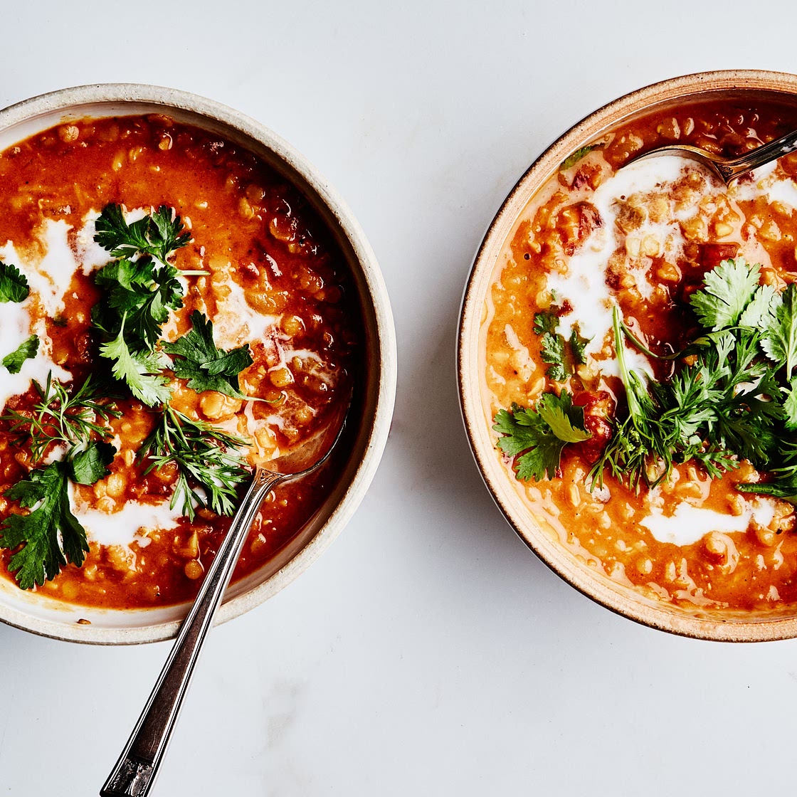 Curried Lentil, Tomato, and Coconut Soup