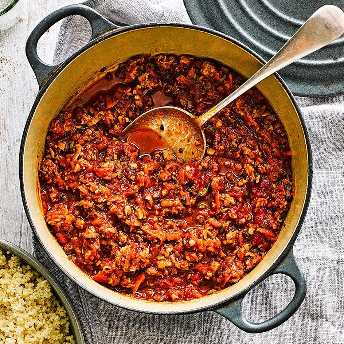 Sausage & mushroom ragu