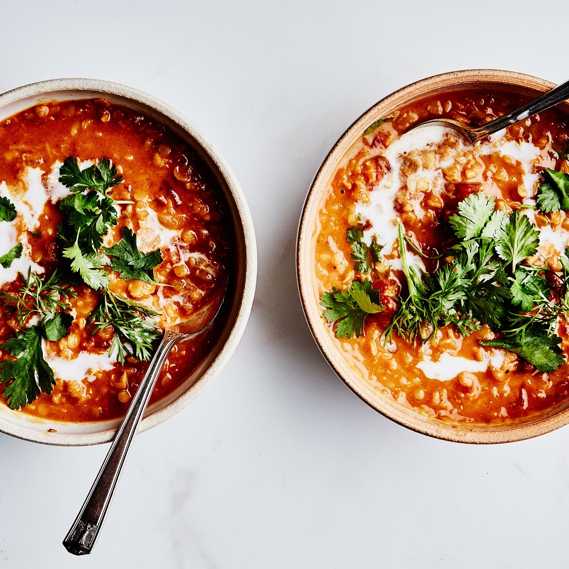 Curried Lentil, Tomato, and Coconut Soup
