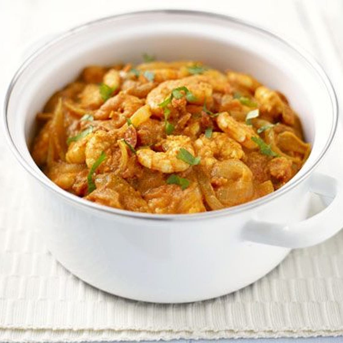 Easy Thai prawn curry