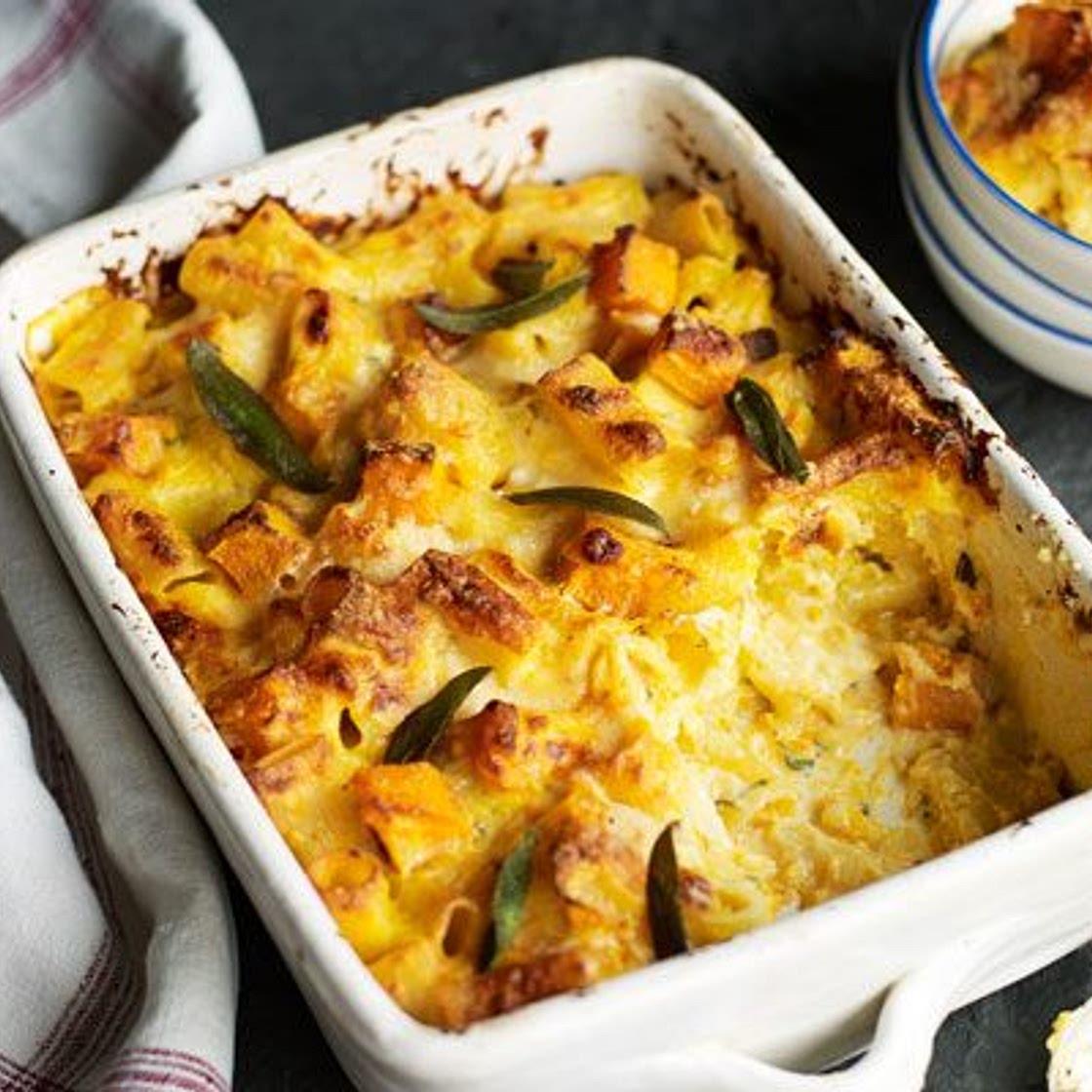 Butternut squash & sage macaroni cheese