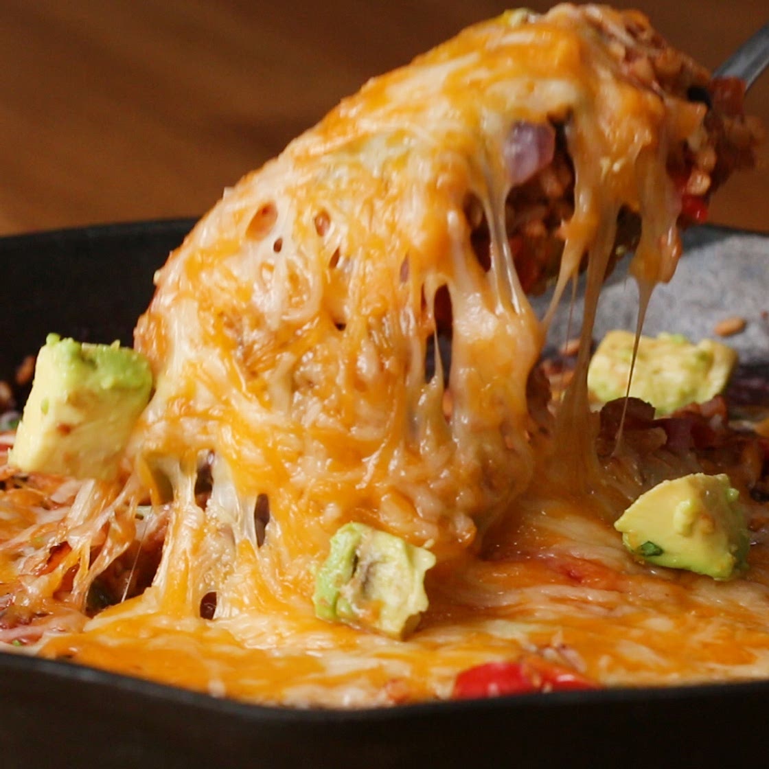 One-Pot Enchilada Rice Recipe by Tasty