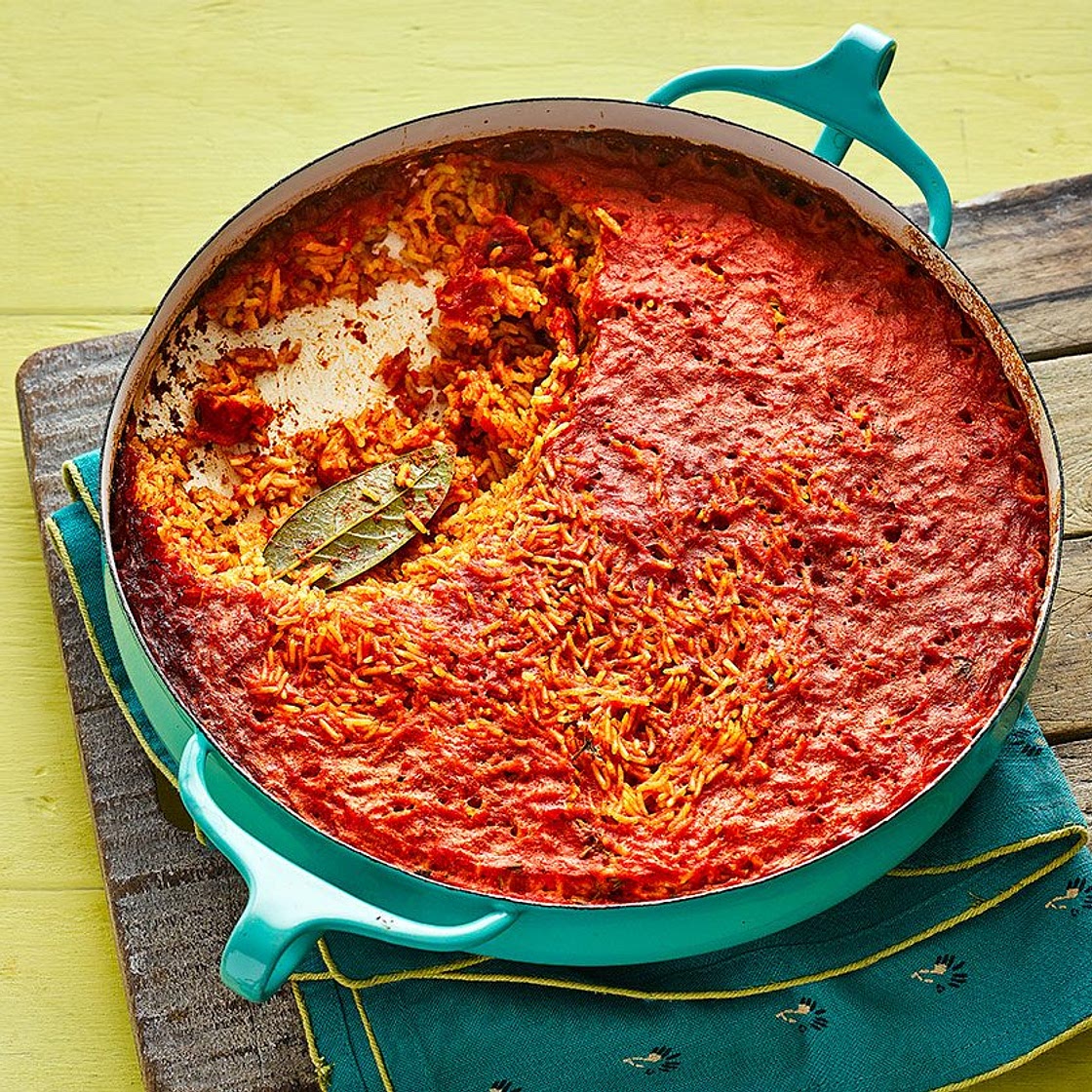 Baked jollof rice