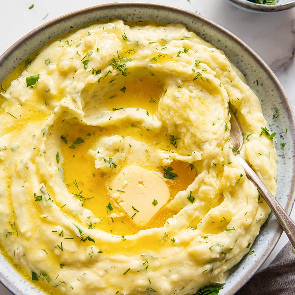 Herb and Garlic Mashed Potatoes