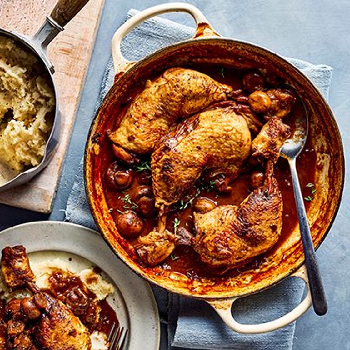 One-pot chicken chasseur