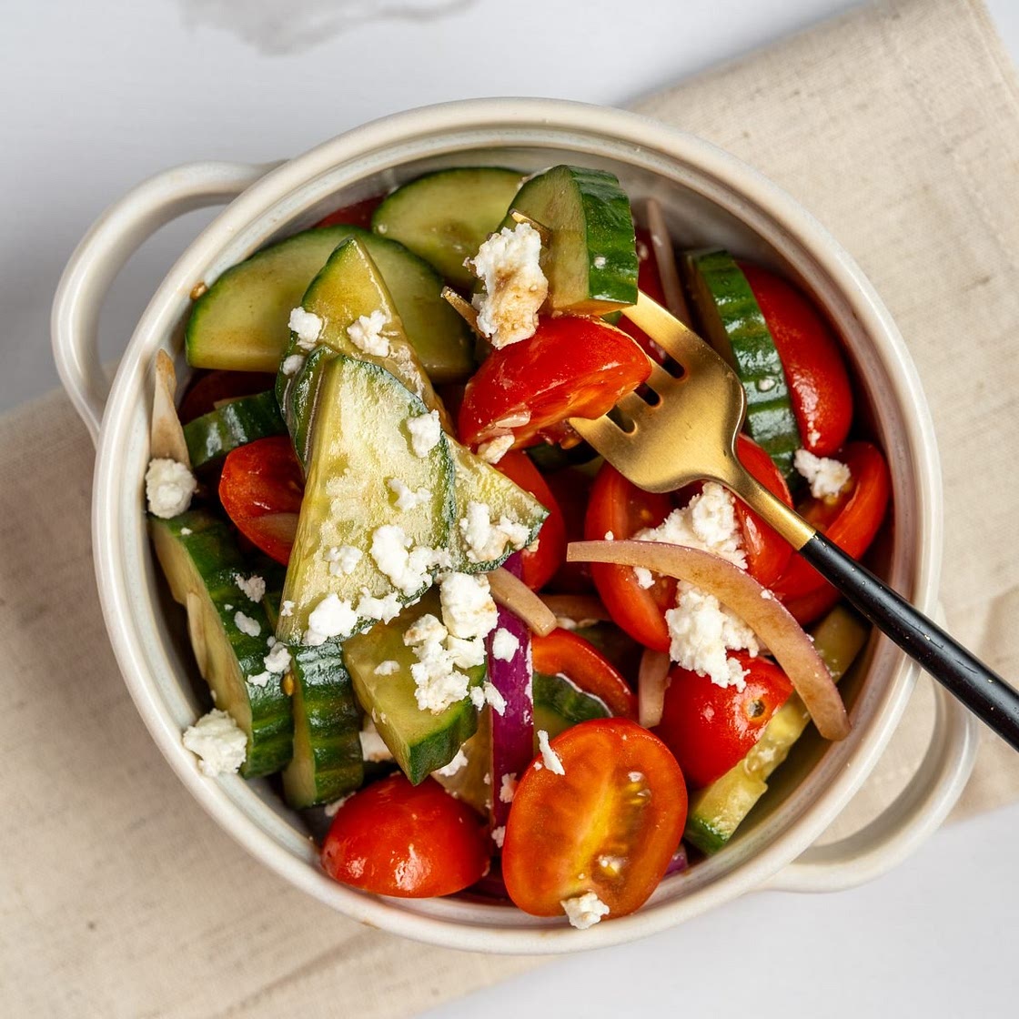 Balsamic Cucumber Salad