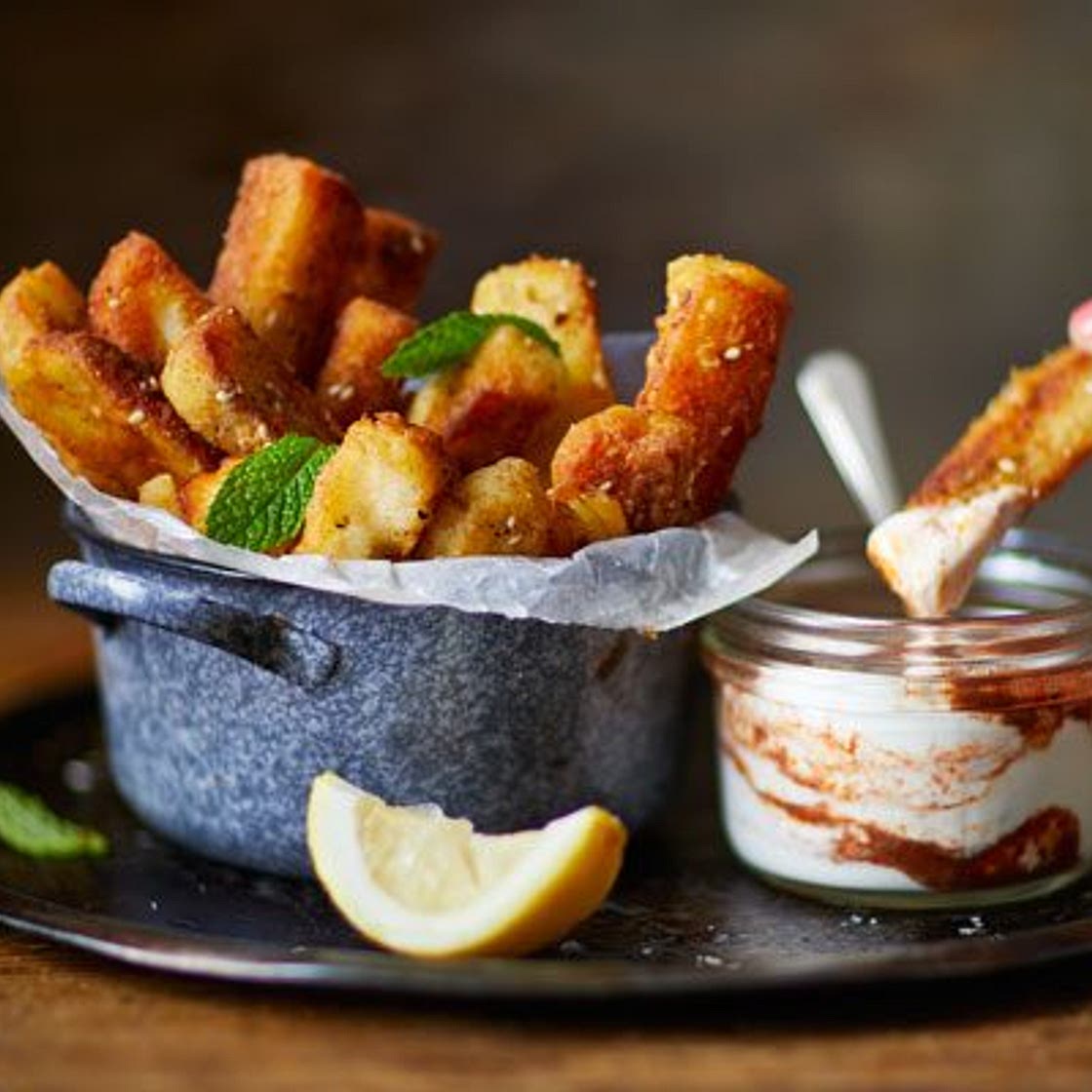 Halloumi fries