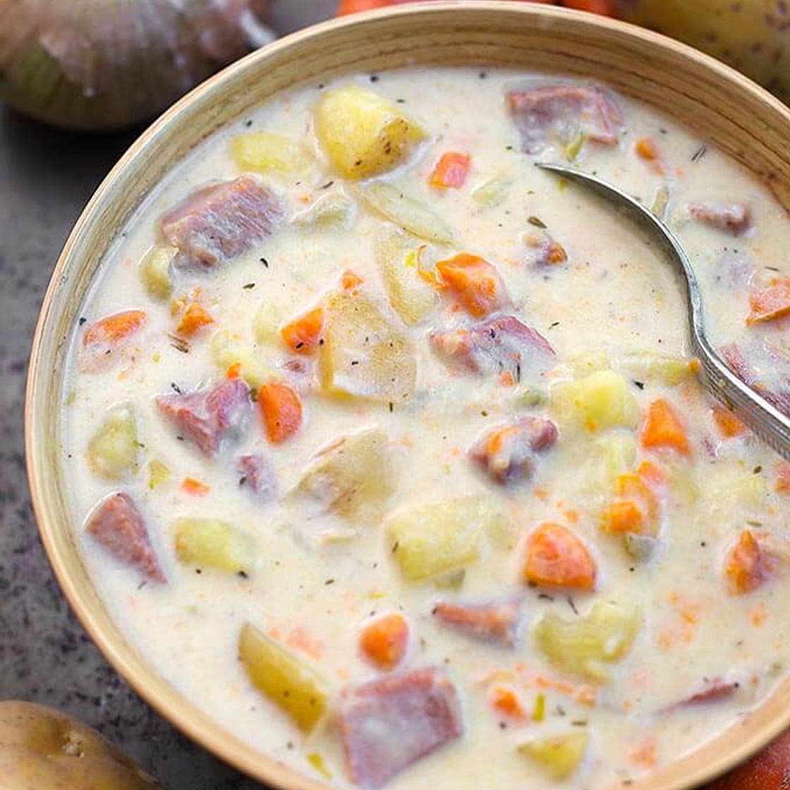 Instant Pot Potato Ham Soup