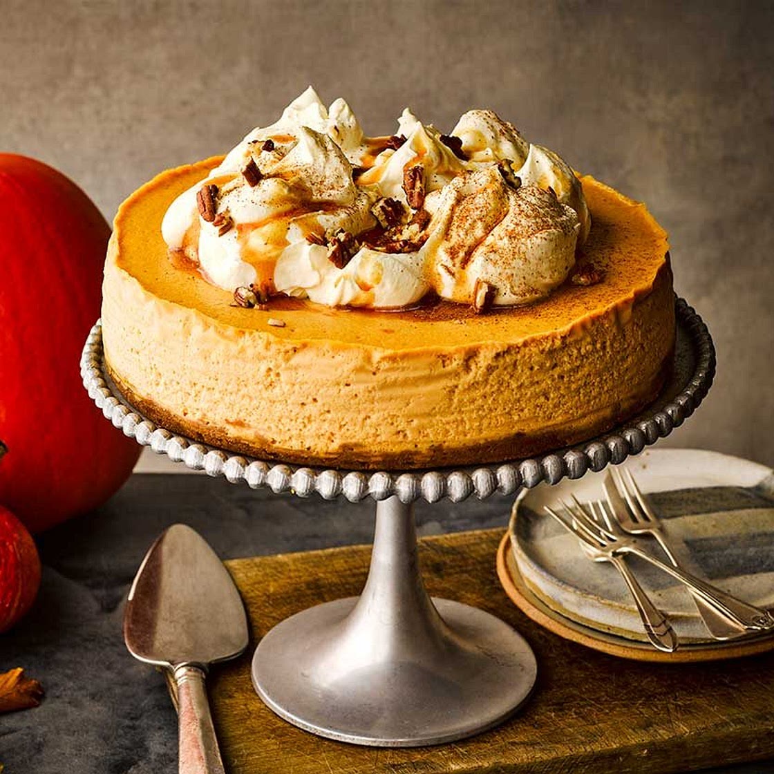 Pumpkin cheesecake