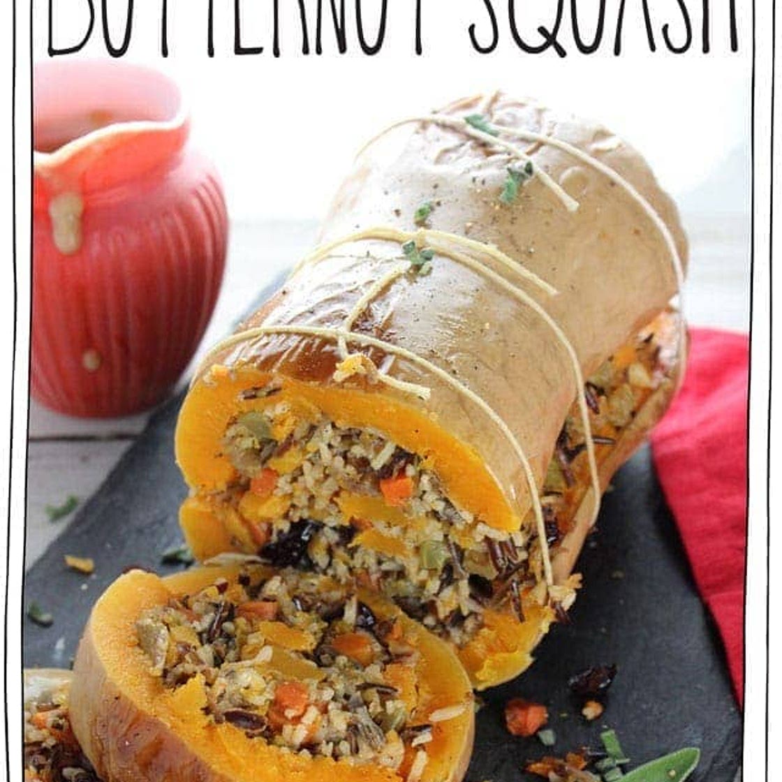 Stuffed Roasted Butternut Squash
