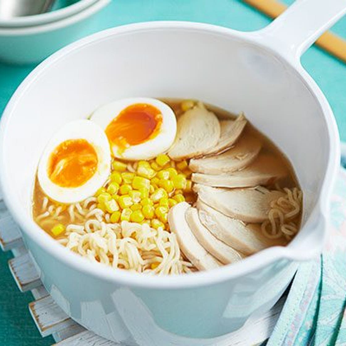 Chicken & sweetcorn ramen