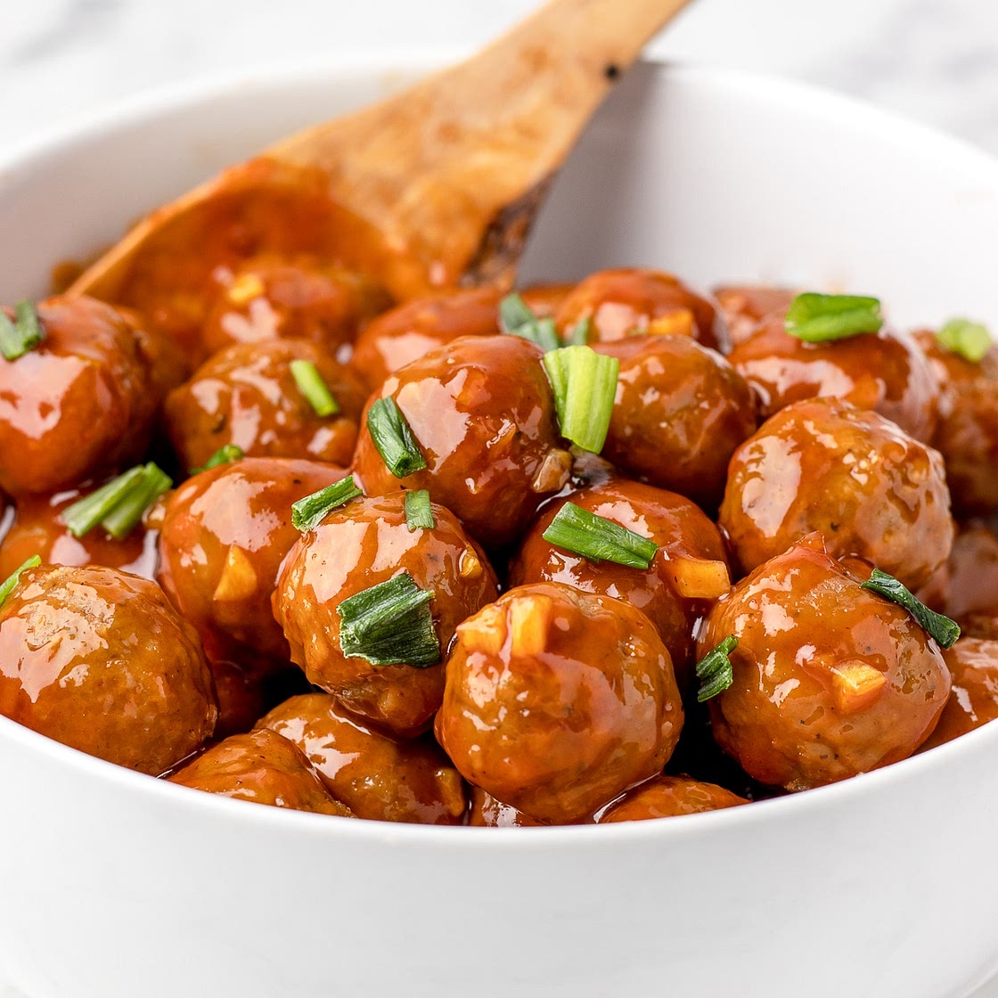 Honey Sriracha Meatballs
