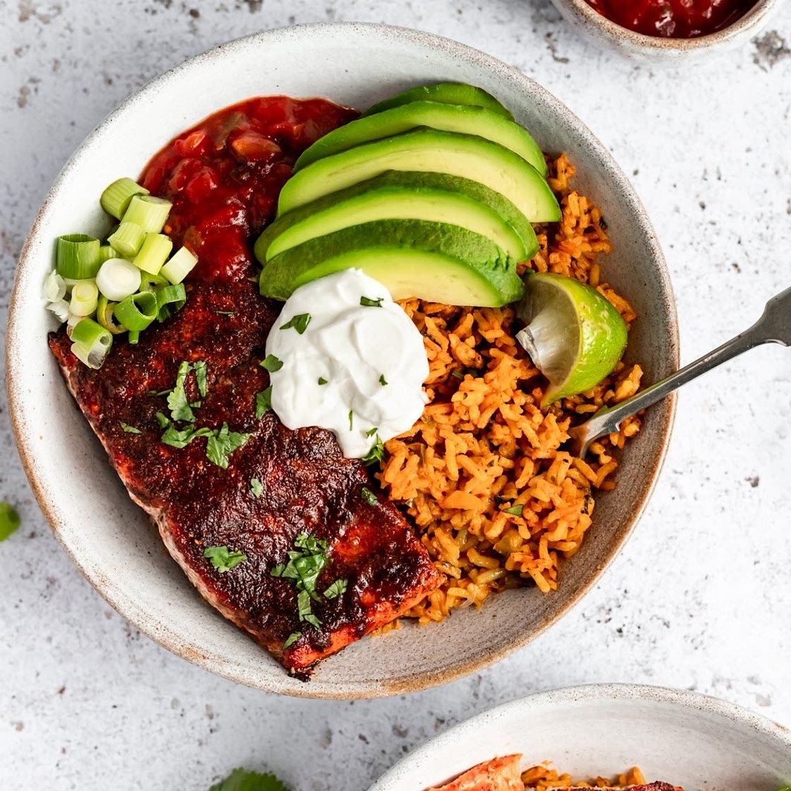 Damn Good Salmon Taco Bowls For Two