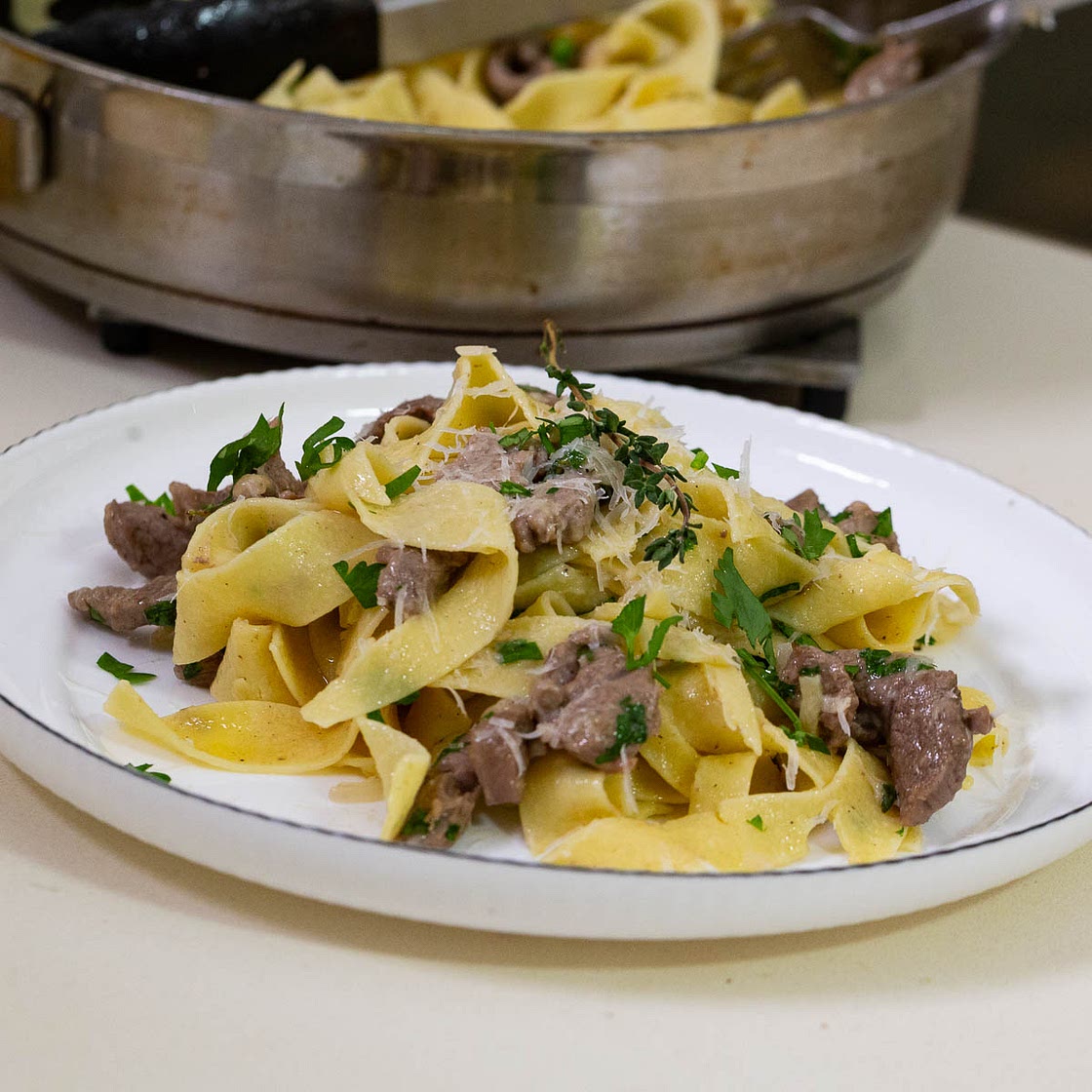 Lamb with Pasta