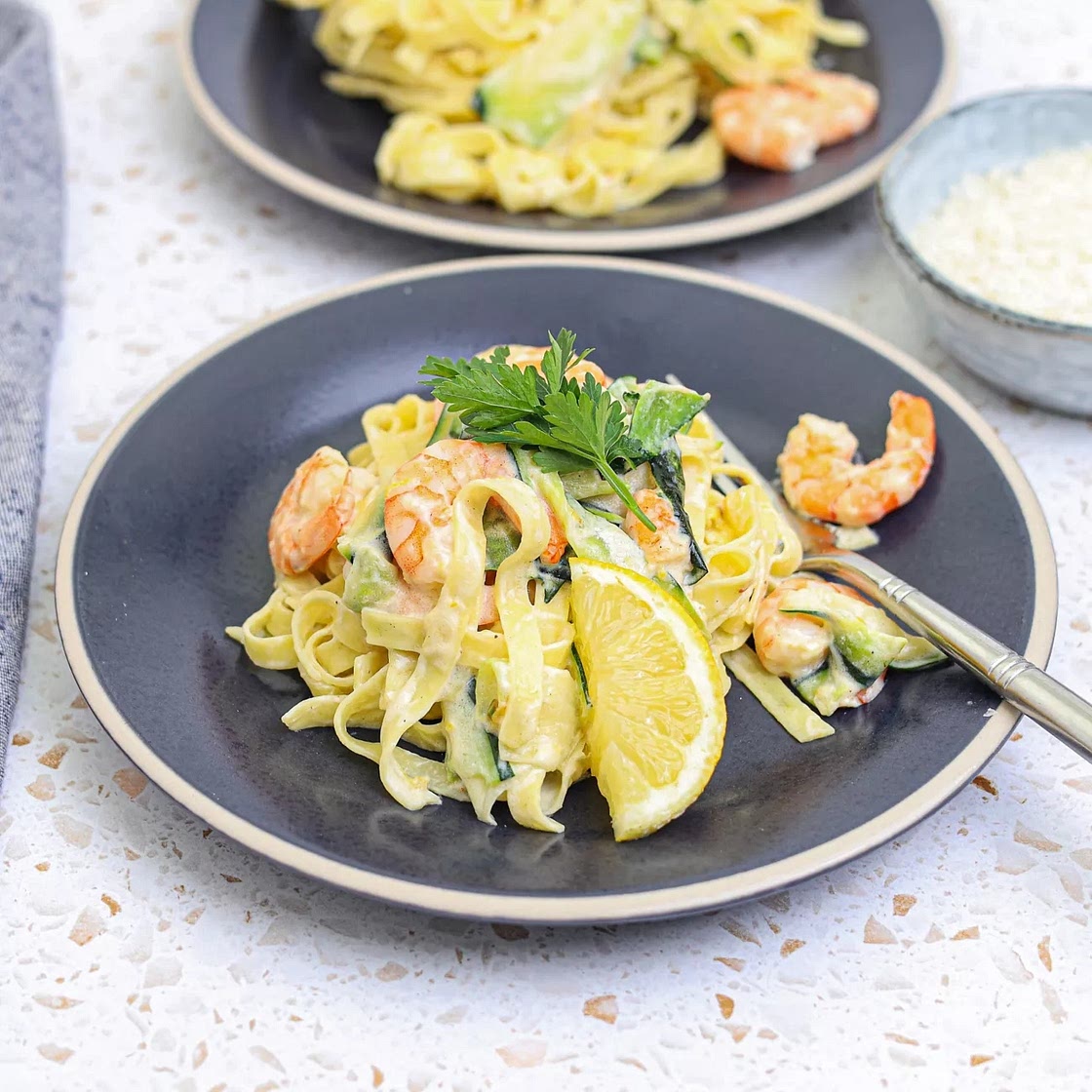 Prawn, Lemon & Zucchini Fettuccine Recipe | Woolworths