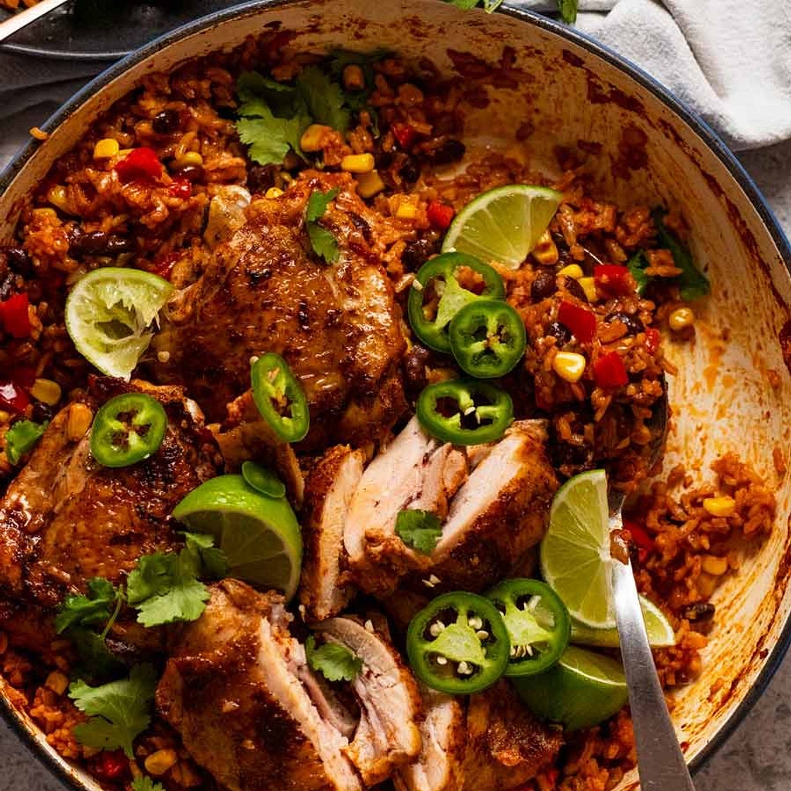 One Pot Mexican Chicken and Rice
