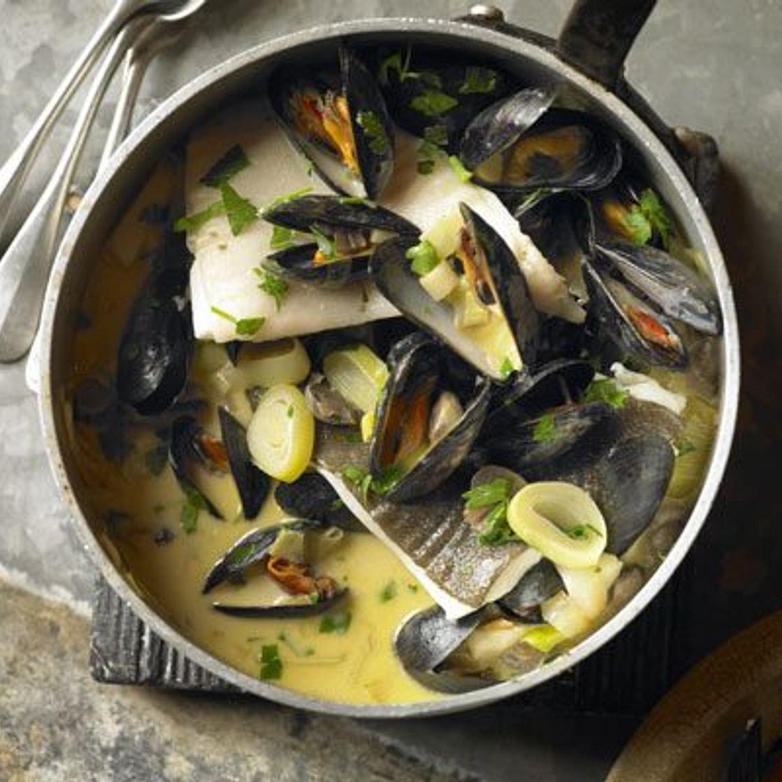 Normandy fish stew