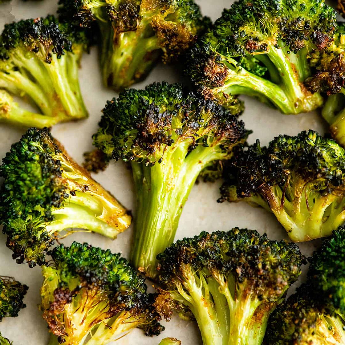 Oven Roasted Broccoli (Baked Broccoli)