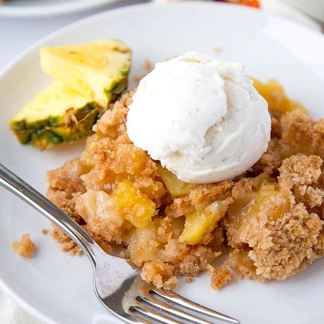 Pineapple Cobbler