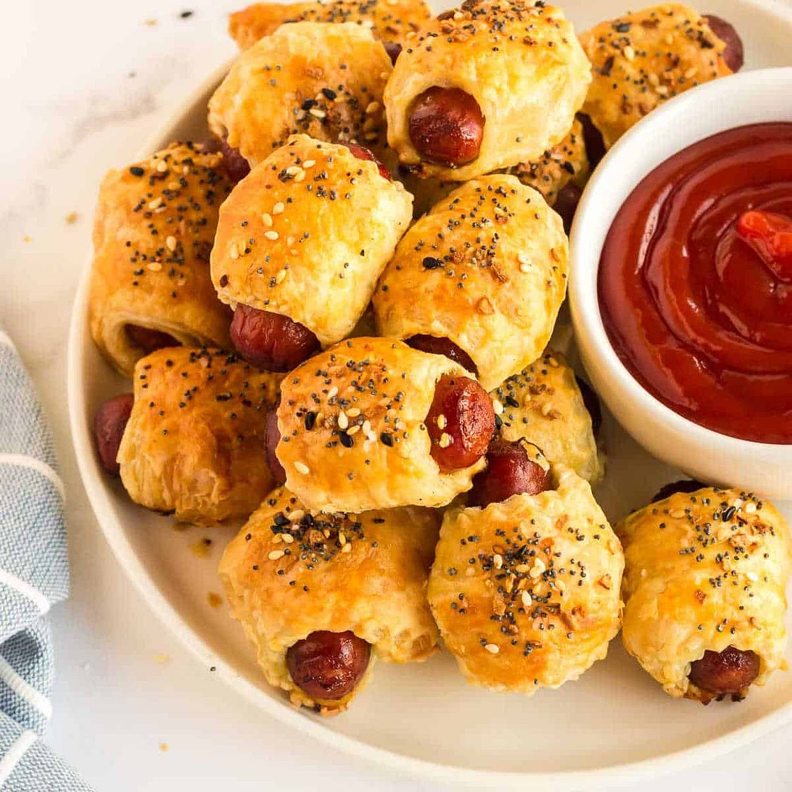 Puff Pastry Pigs in a Blanket